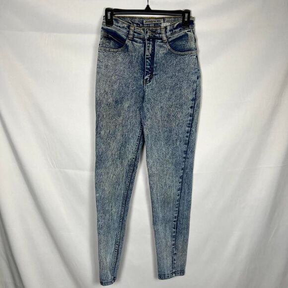 Jordache Denim - VINTAGE‎ 80s JORDACHE Acid Wash High Waist Denim Jeans